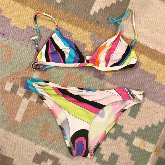 Emilio Pucci Other - Authentic Emilio Pucci BIKINI with Pouch size 42